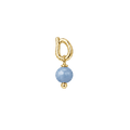 Angelite fragment in 18K gold plating
