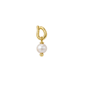 Fresh water pearl fragment in 18K gold plating